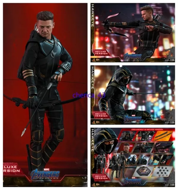 Hot Toys MMS532 AVENGERS: ENDGAME 1/6 HAWKEYE (DELUXE VERSION) Collectable Gift