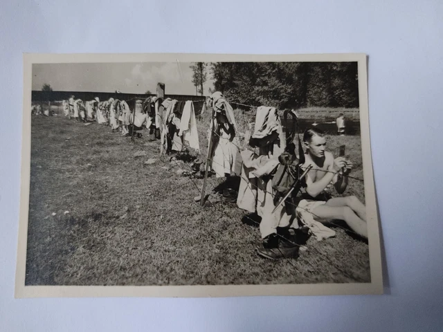 WW2 GERMAN WEHRMACHT Army Heer Soldier Washing Naked Vintage ww2-german-wehrmacht-army-heer-soldier-washing-naked-vintage