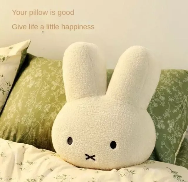 Miffy Plush Throw Pillow Comfy Cute Soft Bedside Teddys