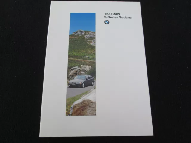 1995 BMW 3 Series Sedan Catalog E36 318i 325i US Sales Brochure 318 325