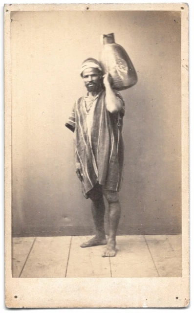 Photo CDV Mauresque - Alger - Tirage Albuminé, Vers 1865 - Algérie