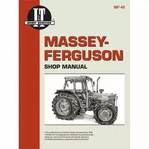 I&T SHOP MANUAL fits Massey Ferguson 375 398 362 365 390 383 390T $53. ...