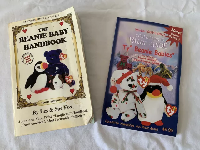 Winter 1999 Edition Collector's Value Guide Ty Beanie Babies Handbook Lot of 2