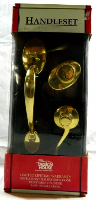 Coventry Handle Set W Single Cylinder Deadbolt 512418 Design House Scroll Handle