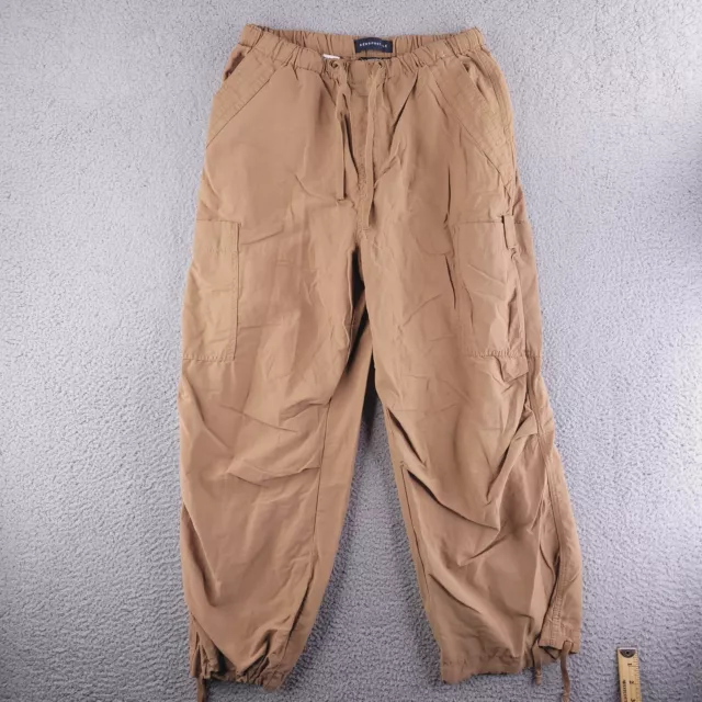 Aeropostale Pants Womens Small Brown Parachute Cargo Pants STYLE 9564