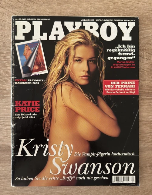 PLAYBOY JANUAR 2003 Kristy Swanson (Buffy Film) Katie Price 01/2003 EUR