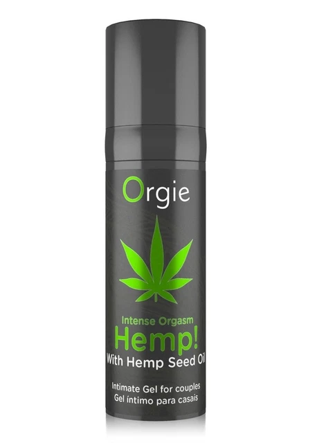 ORGIE INTENSE ORGASM Hemp Intimgel stimulierend Hanf Gleitgel Cannabis Sex  Gel EUR 23,95 - PicClick DE