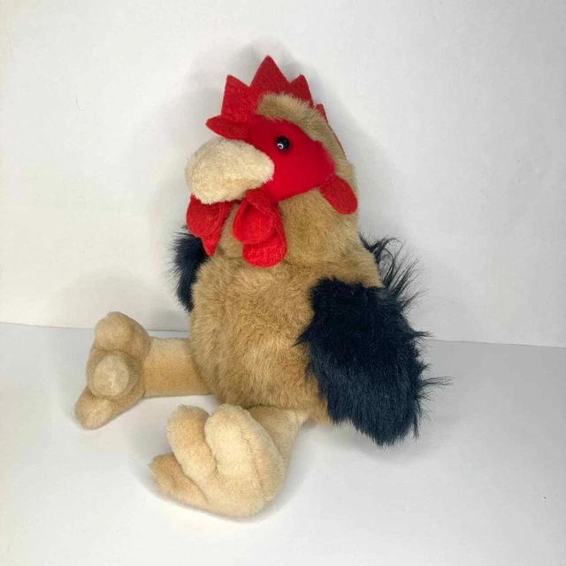 Chosun Rooster Chicken Plush Stuffed Animal Toy Brown Hen Bird Vintage RARE