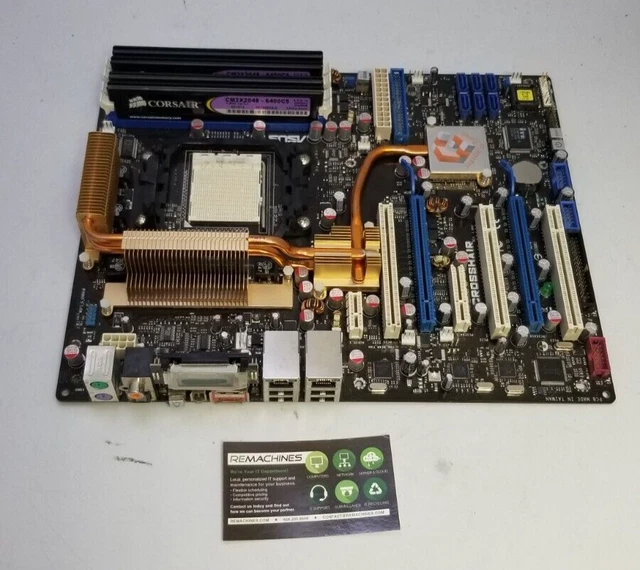 ASUS CROSSHAIR GREEN Rev 1.04g Desktop Motherboard No CPU 8GB RAM 99.