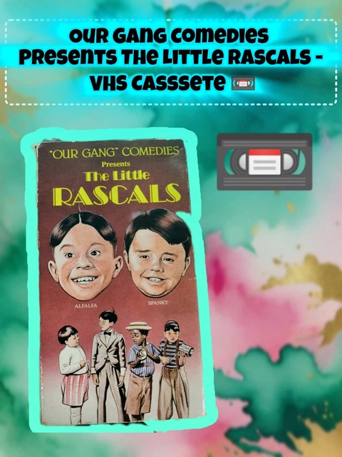 OUR GANG COMEDIES Presents The Little Rascals VHS - 3 Tapes Pack £12.94 ...