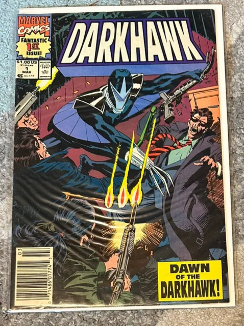 **Darkhawk #1** Comic Book 1991 1st "FULL" APPEARANCE! NEWSSTAND!!