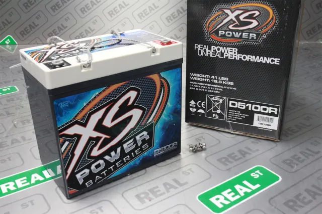 XS Power 12V 745 CA Group 51R AGM Starting Battery 60 AH 31000 Max Amps D5100R
