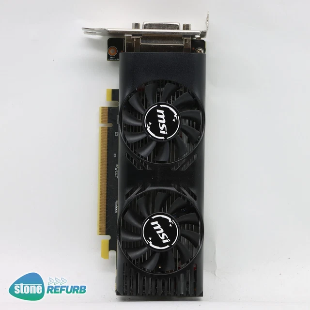 MSI GEFORCE GTX 1650 4GT LP OC 4GB GDDR5 Graphics Card (Low