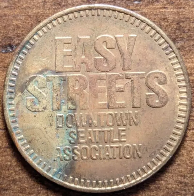 Seattle, Washington WA Easy Streets Parking & Transit $1 Downtown Token