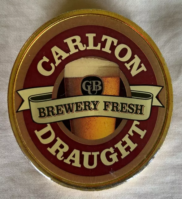 Collectible  Carlton Draught Metal Tap Top Badge