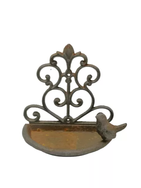 Gusseisen Futter Schale ca 18x18x6cm Wand Deko Schwer