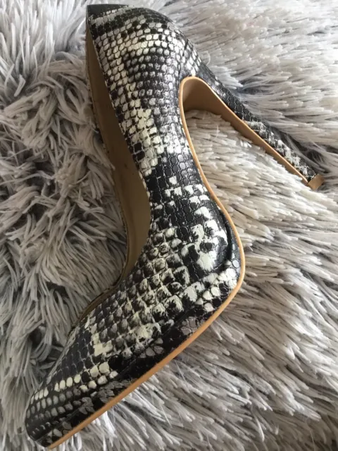 TRUFFLE COLLECTION SNAKE Print Shoes Size 3 (36) £5.00 - PicClick UK