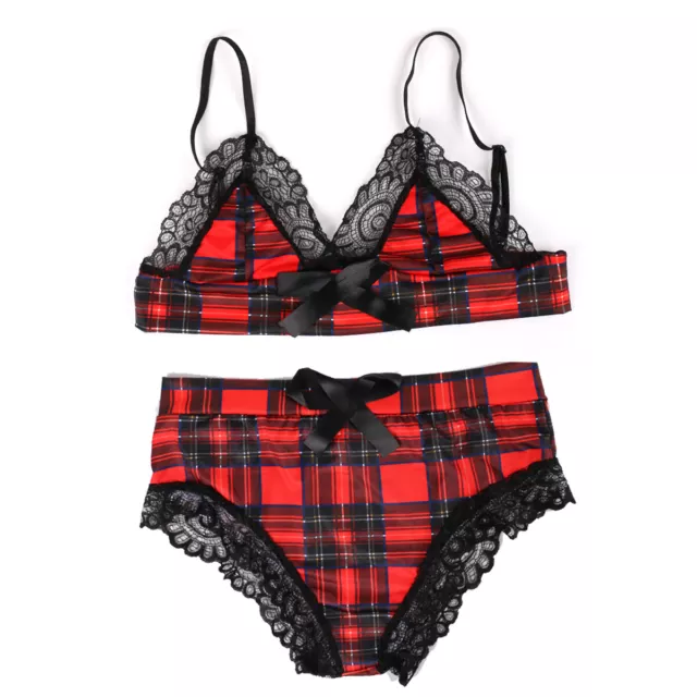 SEXY RED BLACK Push Up Bra Set Lace Lingerie Bra & Thong Ladies Underwear  £10.99 - PicClick UK