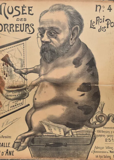 ZOLA : [AFFAIRE DREYFUS] Musée des horreurs - Affiche originale