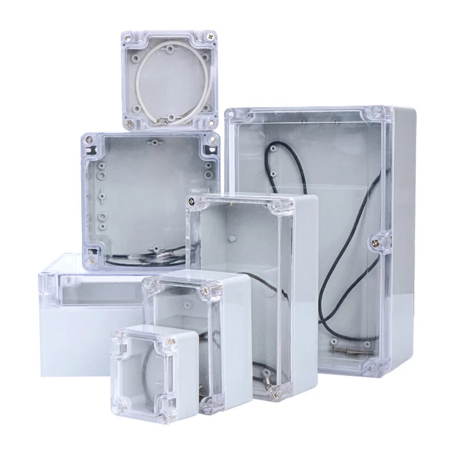 Box Shell 1PIECE TRANSPARENT SHELL IP67 Waterproof Junction Outdoor Power ...