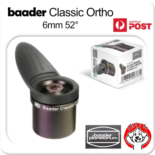 6mm Eyepiece - Baader Classic Abbe Ortho 1.25" Carl Zeiss Jena Optical Design