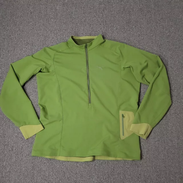 Arc'Teryx Hiking Top Pullover 1/2 Zip Adult Women's Size Medium Arcteryx Green