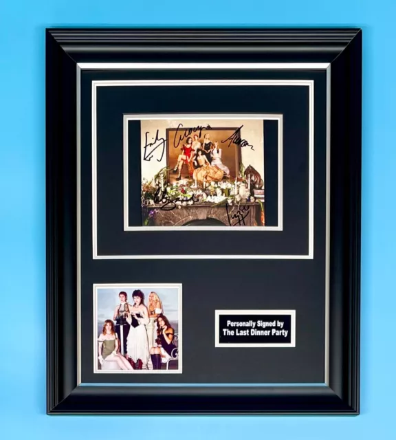 The Last Dinner Party Signed Photo Framed With CD & COA Autograph Music Poster