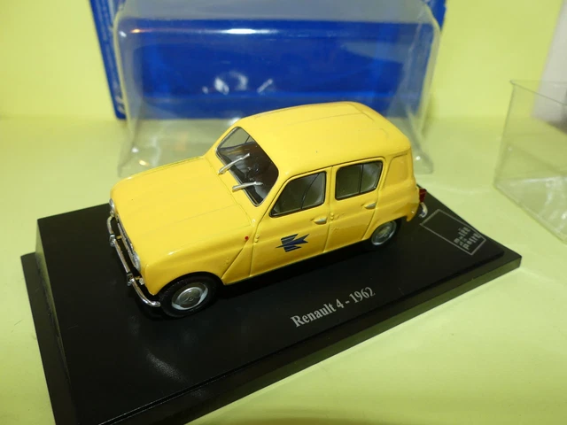 RENAULT 4 1962 PTT LA POSTE UNIVERSAL HOBBIES  1:43 blister