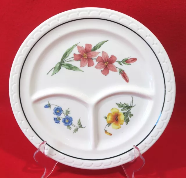 Vintage Southern Pacific China 9-1/2" Divided Dinner/Grill Plate - Pmwf - Rare