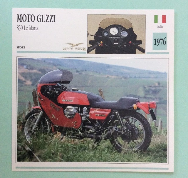 Moto Guzzi Le Mans 850 Greeting Card by Mark Rogan