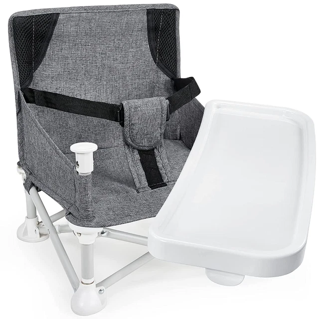 ANTEN Portable Booster Chair with Tray | Travel Booster Seat for Babies and Todd
