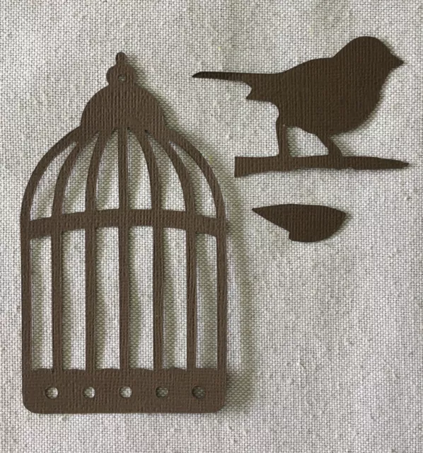 Sizzix Bigz Dies by Tim Holtz “Caged Bird” #656634 Large Die