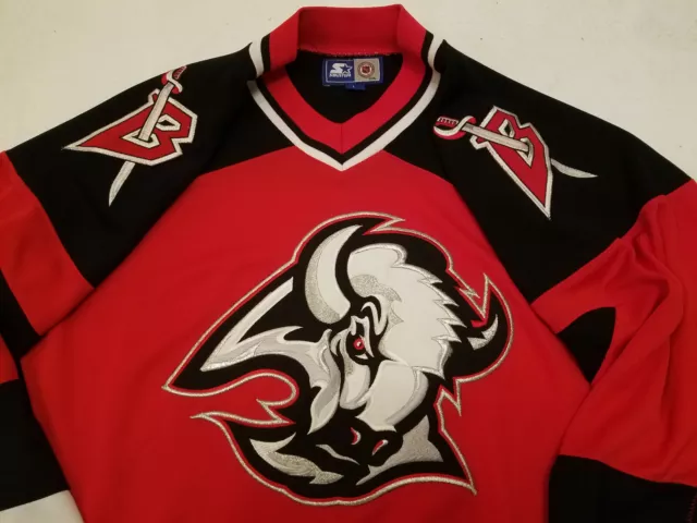 Rare Vintage Koho NHL Buffalo Sabres Adam Mair Goat Head Hockey Jersey
