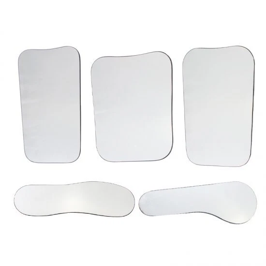 5 Pcs Dental Orthodontic Intraoral Photographic 2-sided Photography Glass Mirror