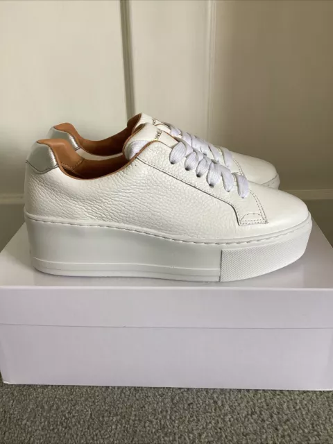 BNIB GORGEOUS LADIES Russell Bromley White Park Tie Platform Trainers UK 6 1 129.99 PicClick UK
