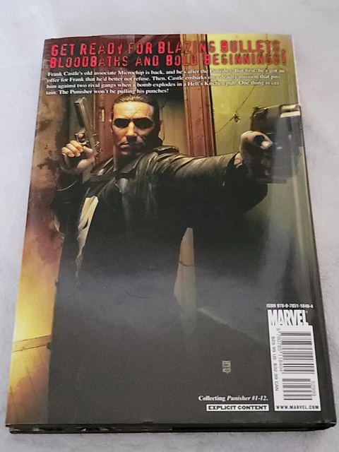 The Punisher Vol 1 Marvel Max Hardcover HC Garth Ennis 2