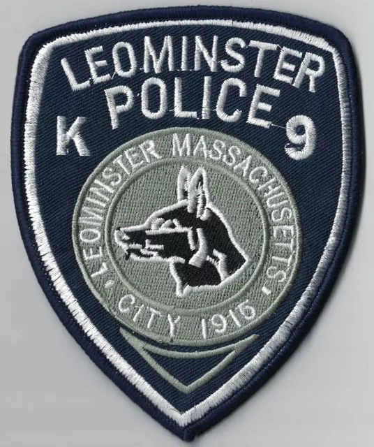 Leominster Police K9 Canine Massachusetts MA Police Patch