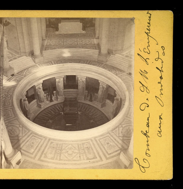 1860S STEREOVIEW NAPOLEON'S Tomb in the Dome of Les Invalides, Paris
