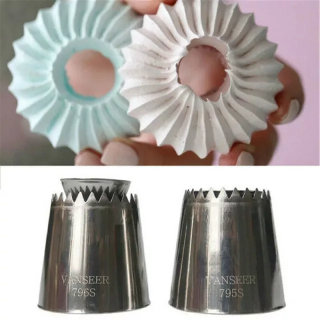 2X Extra Large Sultan Premium Piping Nozzle Wedding Cake Decorating Pastry Tool