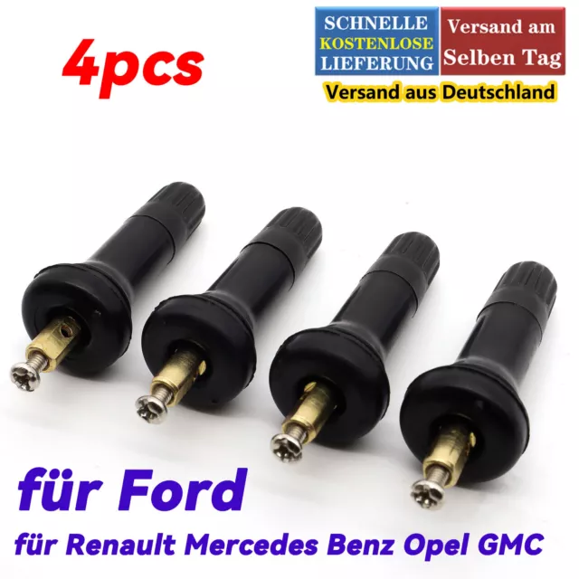 Ventil Reifendrucksensor für Ford Renault Gummi RDKS-04 4 Stück RDKS TPMS 433MHz