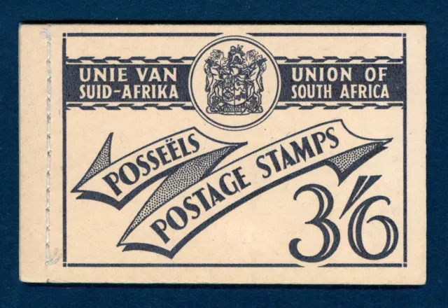 SOUTH AFRICA 3'6P 1940's BOOKLET COMPLETE MNH VF