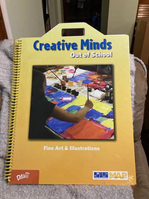 Textbook Big Book Creative Minds Art  HOW To Art Lessons Easel 24x18 Home School