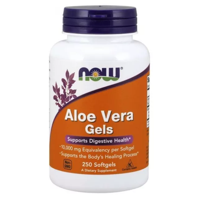 Now Foods Aloe Vera 10 000 mg, 250 Kapseln