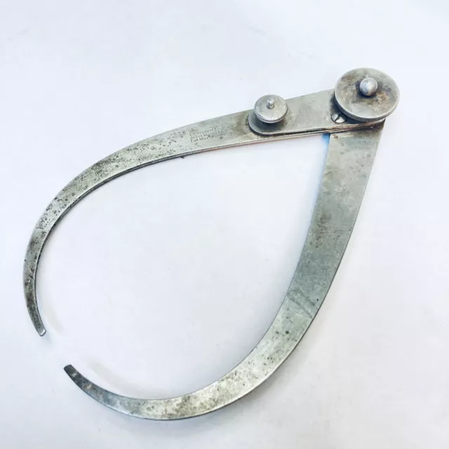 Starrett No. 38-6 Outside Lock Joint Caliper 6" w/Micro Adjusting Screw