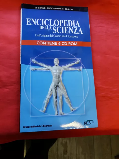 Le grandi enciclopedie in cd rom - ENCICLOPEDIA DELLA SCIENZA  6 CD ROM espresso