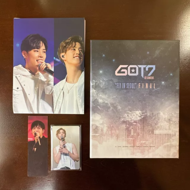 GOT7 1st Concert "Fly in Seoul" Final DVD, JB JAY B bookmark, photocard, poster