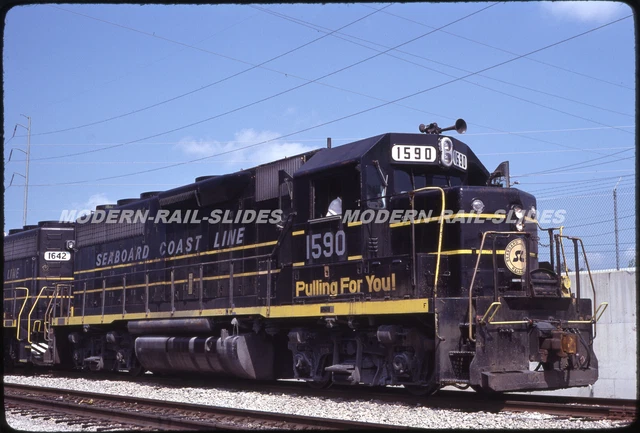Original slide: SCL Seaboard Coast Line 1590 GP40