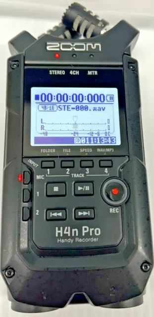 Zoom H4n Pro 4-Input / 4-Track Digital Portable Audio Handy Recorder