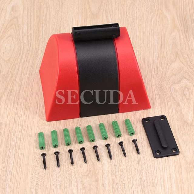 New 10M RED Retractable barrier tape safety crowd control warning sign belt type
