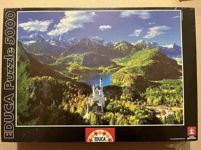 Educa Neuschwanstein Castle 5000 Pieces Puzzle NEW READ DESCRIPTION